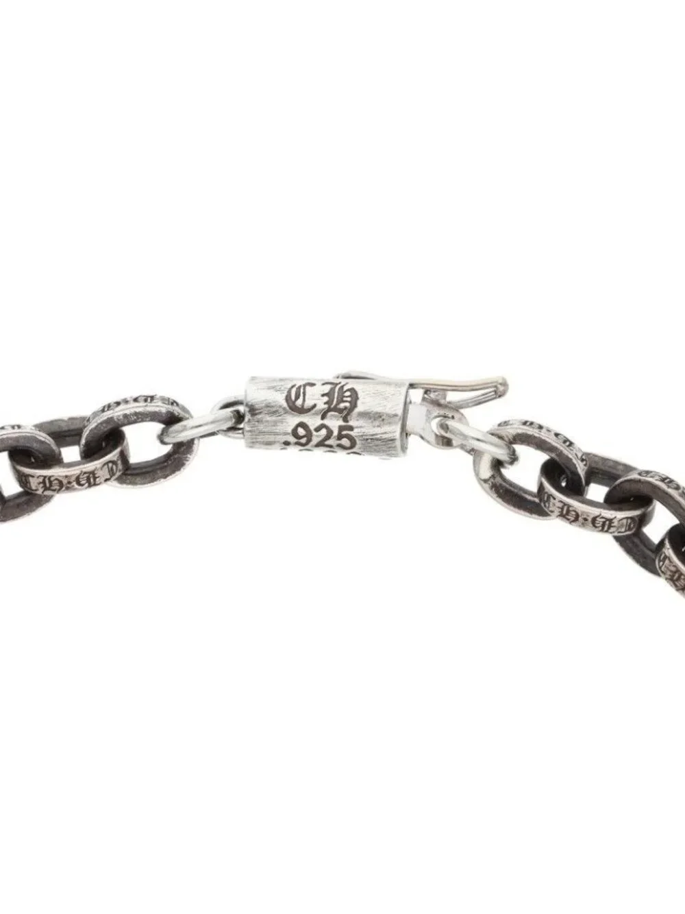 Chrome Hearts Paper Chain Silver Bracelet